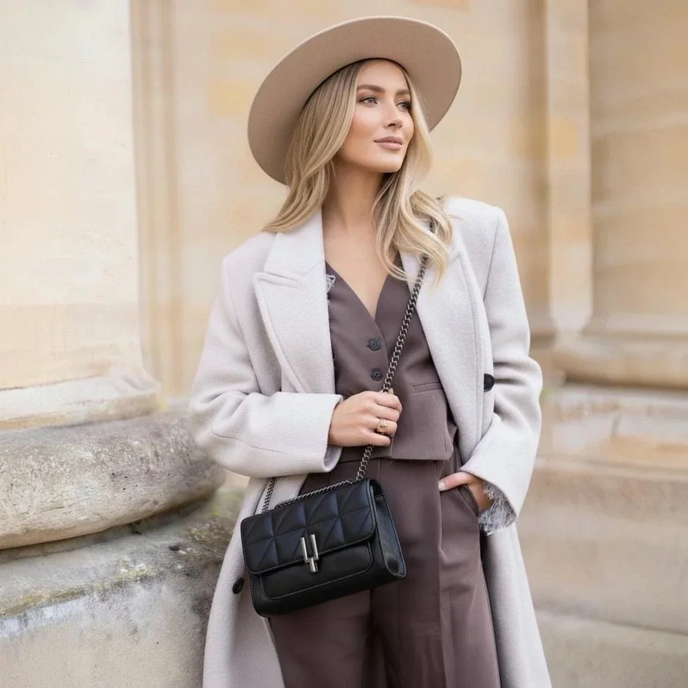 Luxury Designer Shoulder Bag Handbag Women Leather Bags Handbags Messenger 2025 - Picture 3 of 5